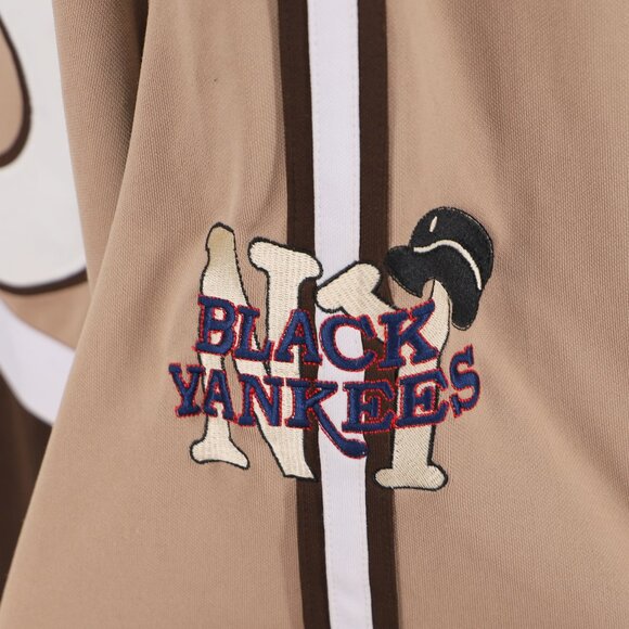 NEW YORK BLACK YANKEES NLBM Baseball Jersey #13 Brown Size XXXL - Picture 9 of 12